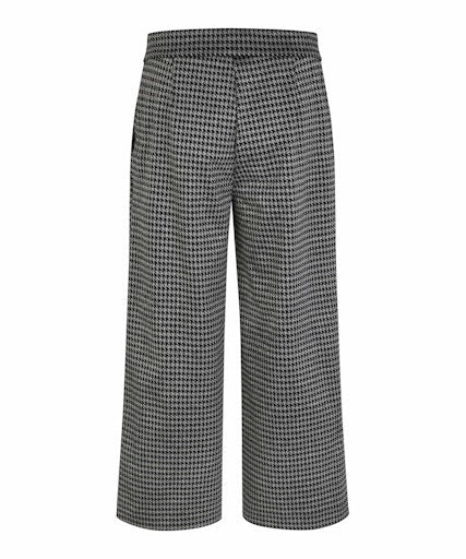 Piana Wide Leg Houndstooth Trouser