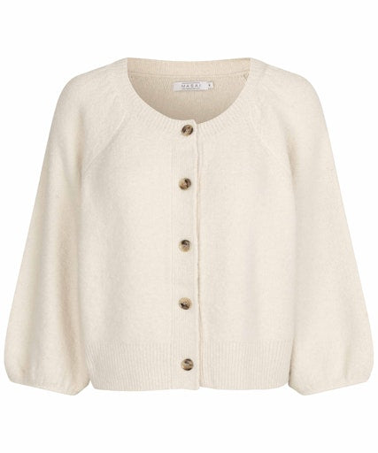 Lakker Wool Puff Sleeve Cardigan