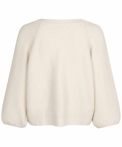 Lakker Wool Puff Sleeve Cardigan