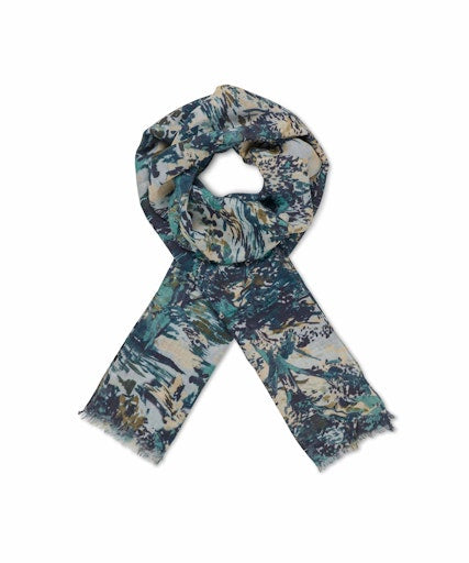 Assana Printed Wool Scarf