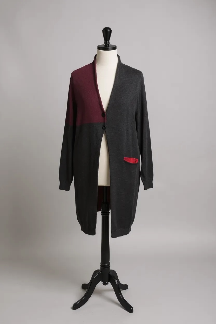 Neirami One Pocket Wool Cardigan