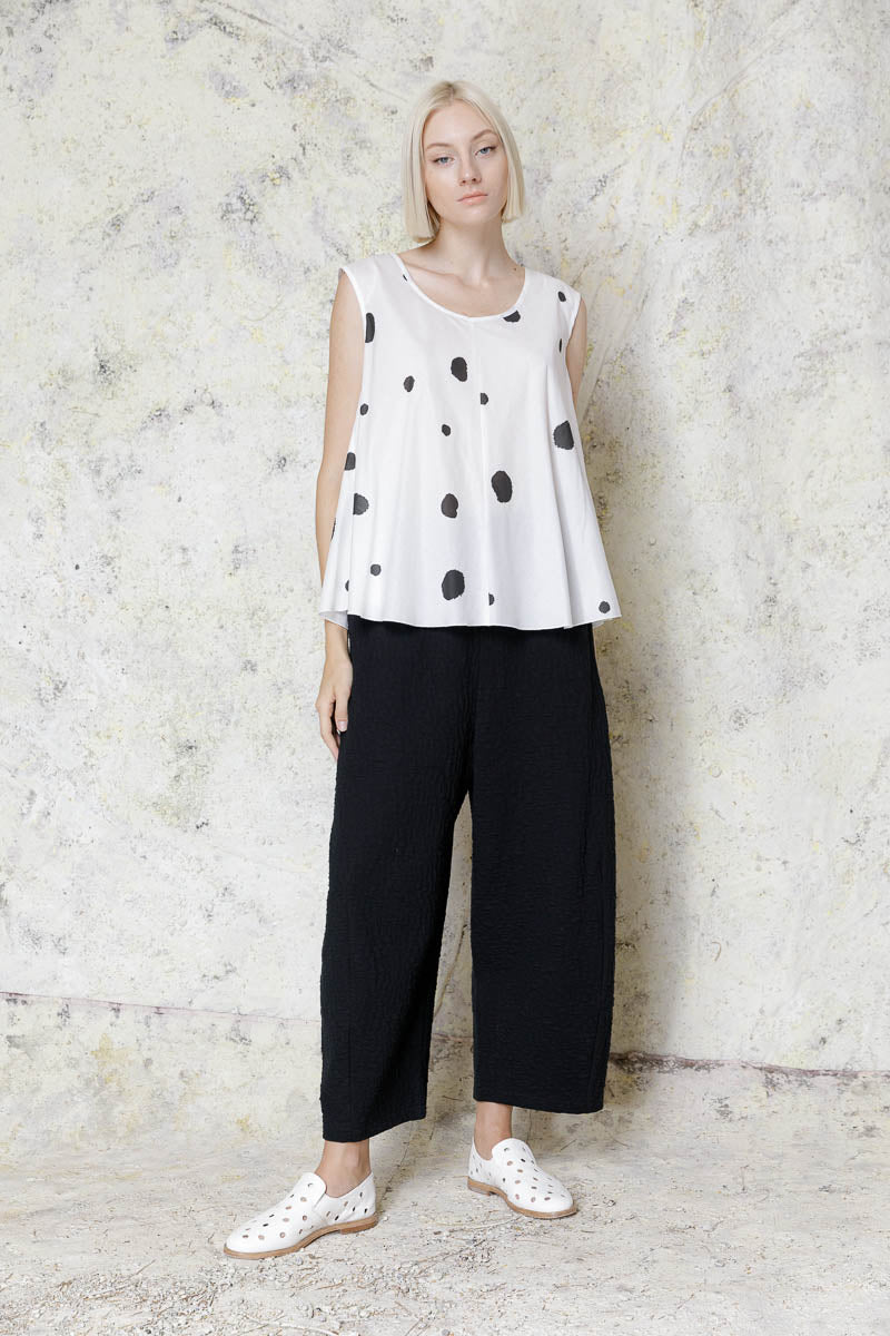 Spot print Top