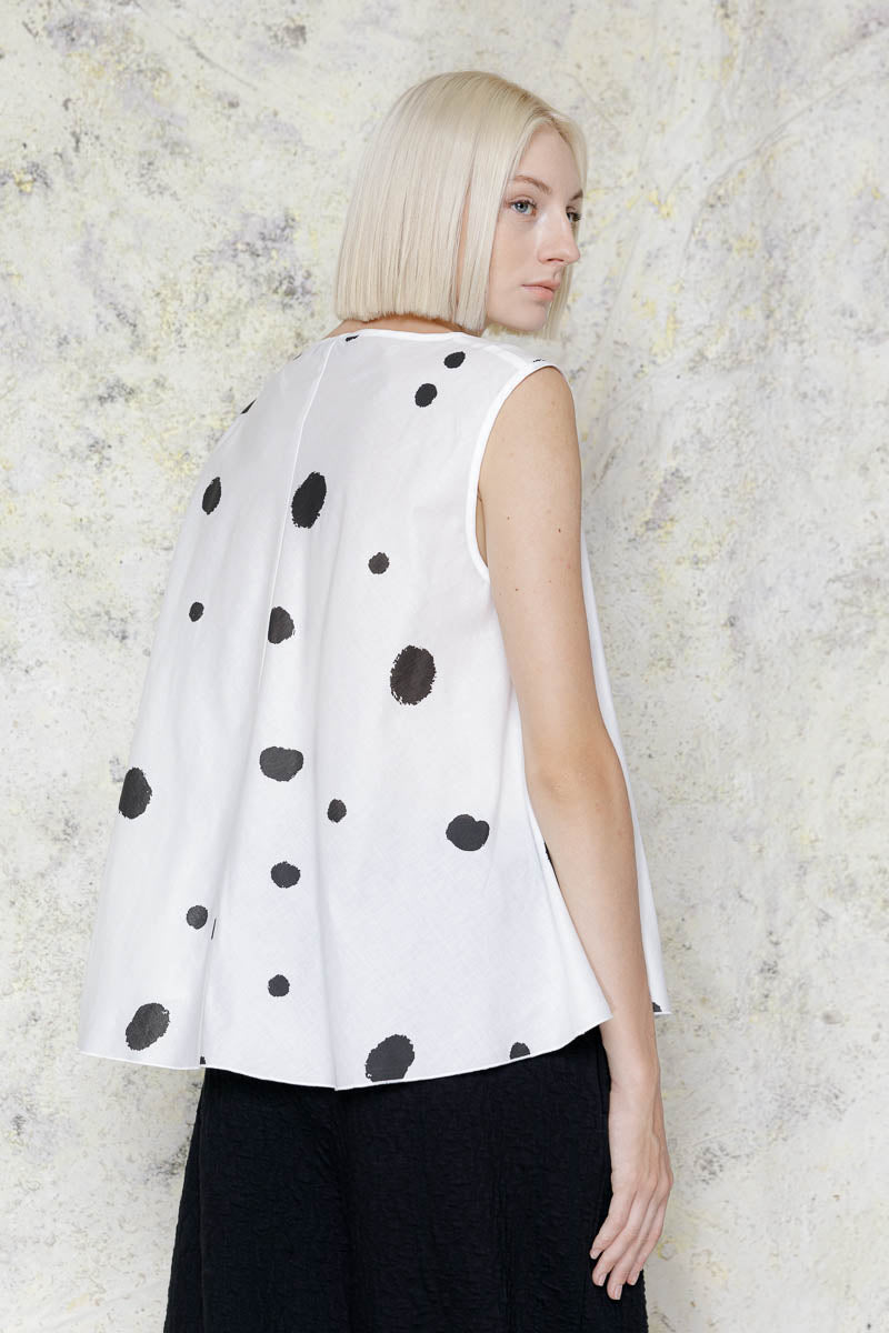 Spot print Top