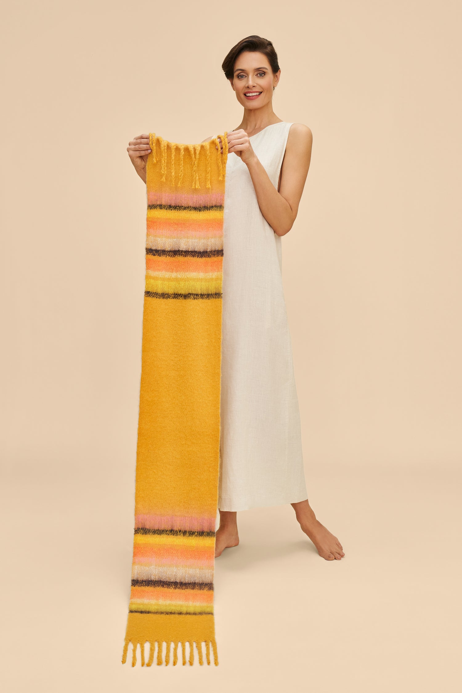 Sammy Cosy Scarf - Mustard