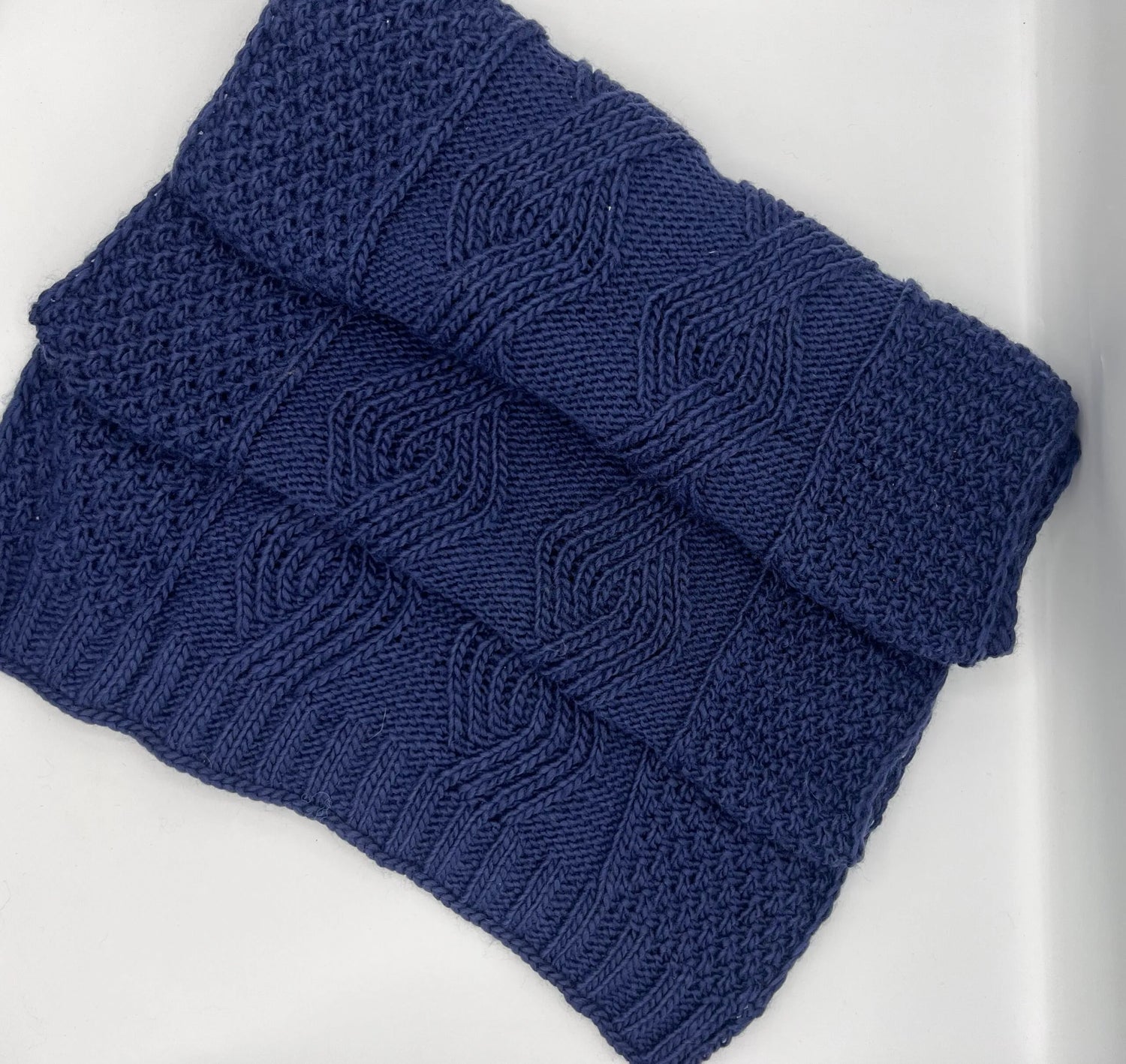 Soft Cable Knit Scarf