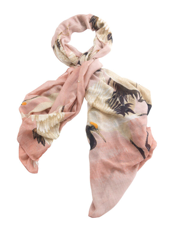 Stork Printed Scarf