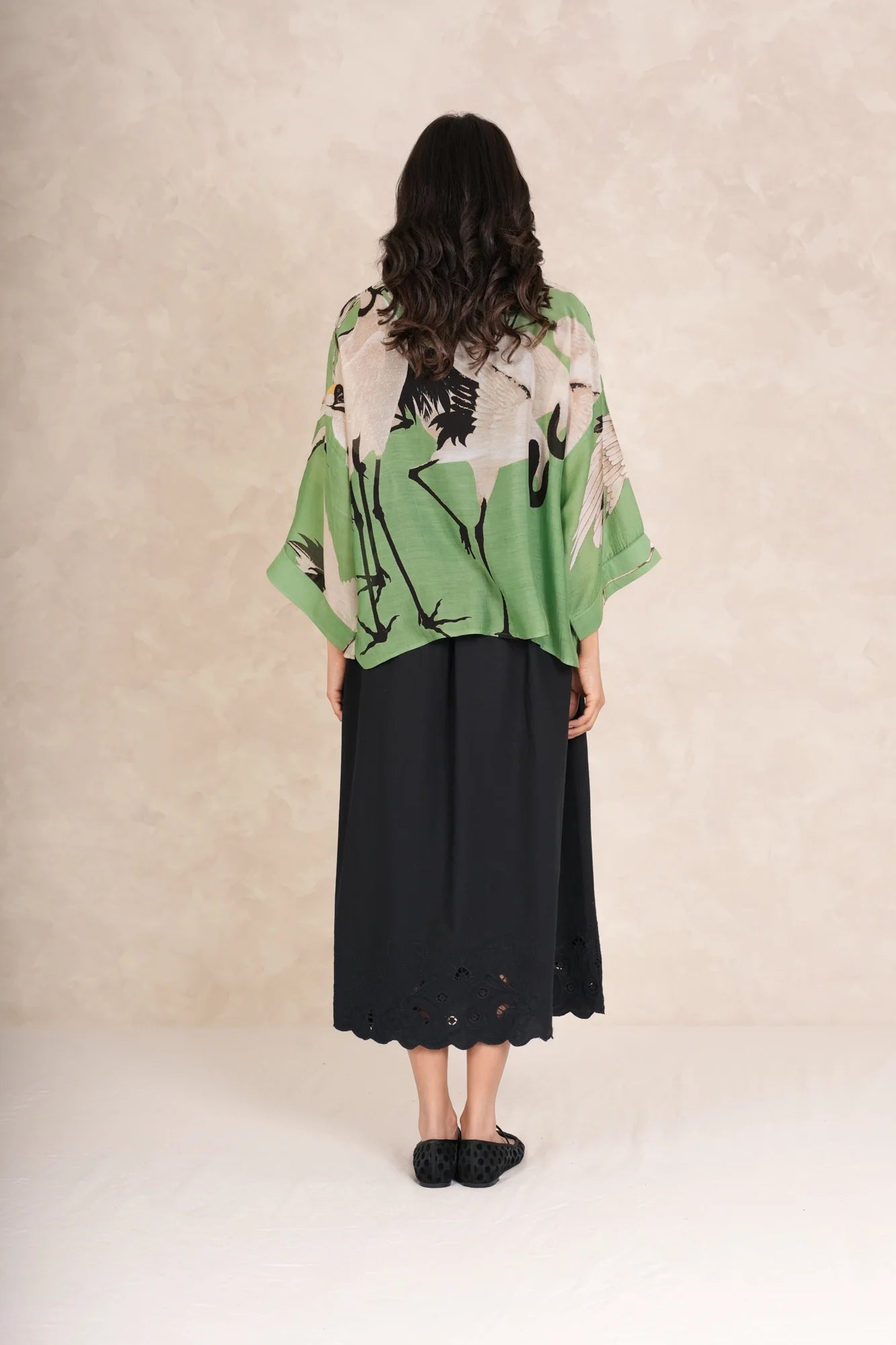 One Hundred Stars Stork Kimono