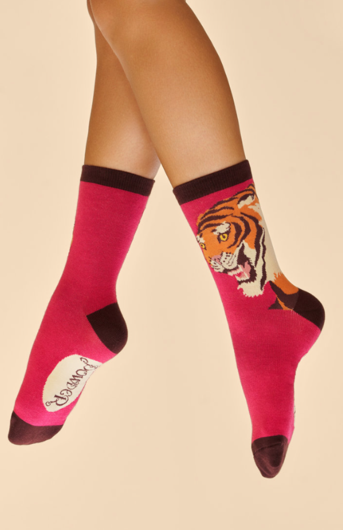 Thrill Of The Tiger Ankle Socks