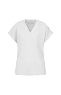 Alice CollinsAlice Collins 365 Short Sleeve TopTopsWhite - Blue Water Clothing