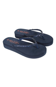 Alice CollinsAlice Collins AC Flip FlopFootwearNavy - Blue Water Clothing