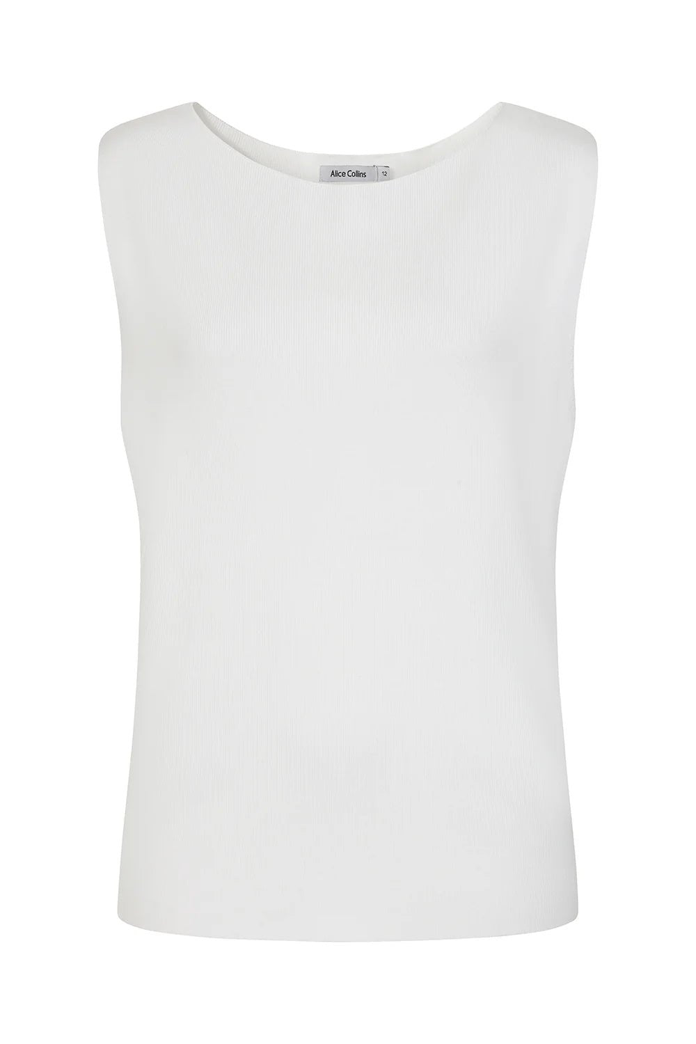 Alice CollinsAlice Collins Vida Sleeveless PulloverTopsWhite - Blue Water Clothing