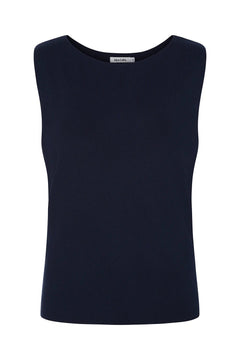 Alice CollinsAlice Collins Vida Sleeveless PulloverTopsNavy - Blue Water Clothing