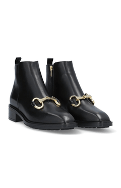 AlpeAlpe Leather Buckle Ankle BootsBootsBlack - Blue Water Clothing