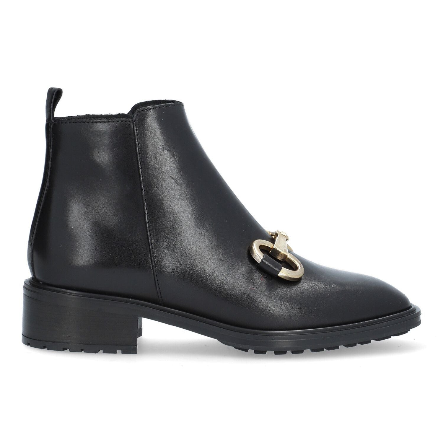 AlpeAlpe Leather Buckle Ankle BootsBootsBlack - Blue Water Clothing