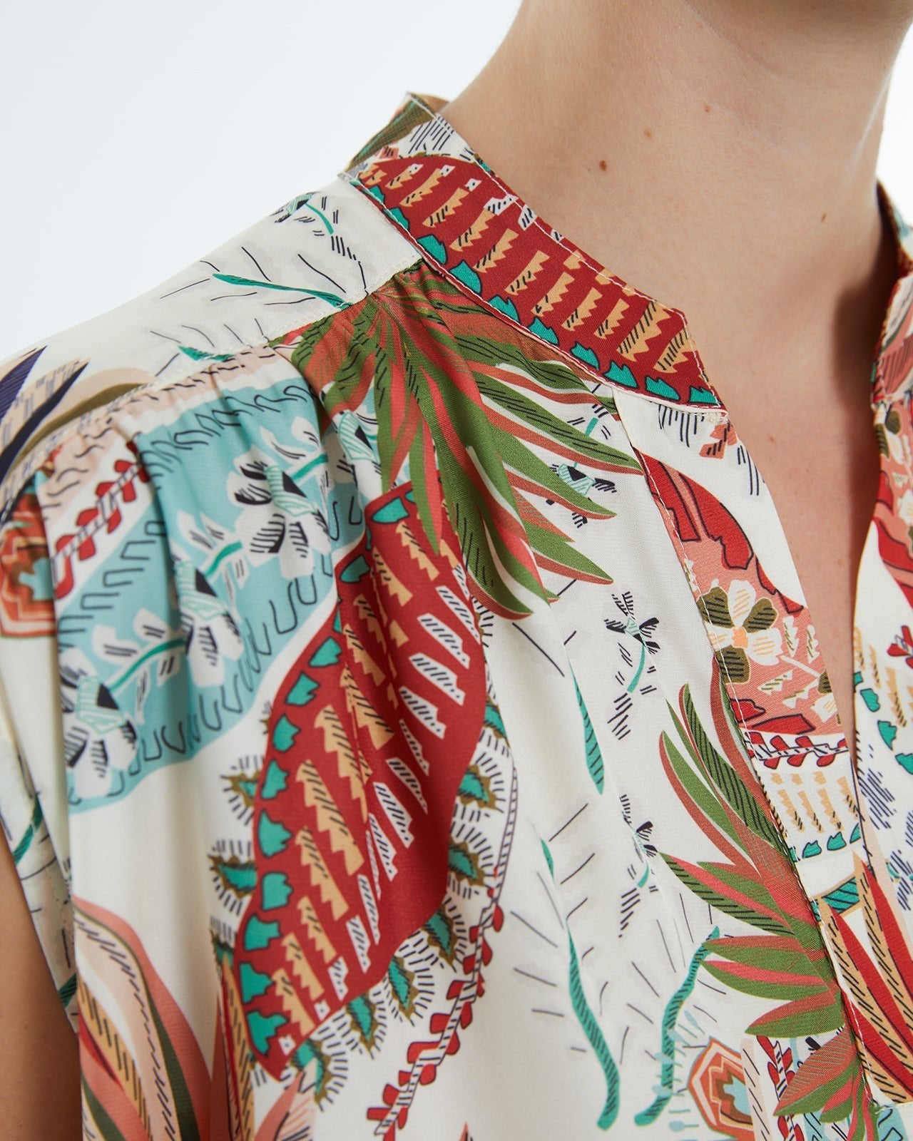 AndamAndam Blusa BlouseClothingVerde - Blue Water Clothing