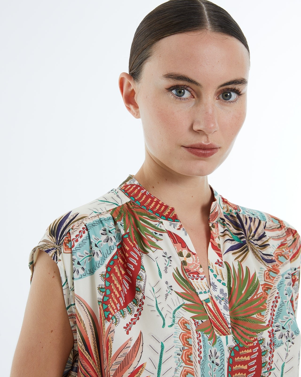 AndamAndam Blusa BlouseClothingVerde - Blue Water Clothing