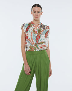 AndamAndam Blusa BlouseClothingVerde - Blue Water Clothing