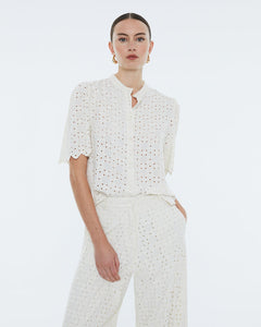 AndamAndam Camisa Buttoned ShirtClothingCrema - Blue Water Clothing