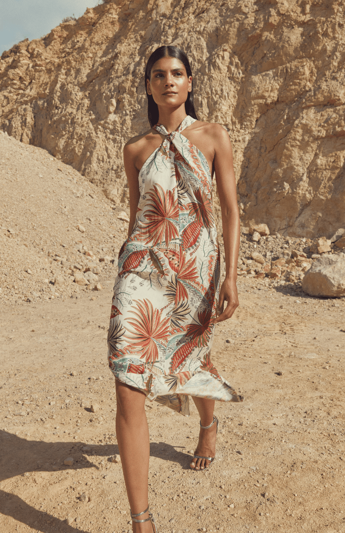 Andam Vestido Verde Dress - Blue Water Clothing