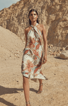 Andam Vestido Verde Dress - Blue Water Clothing
