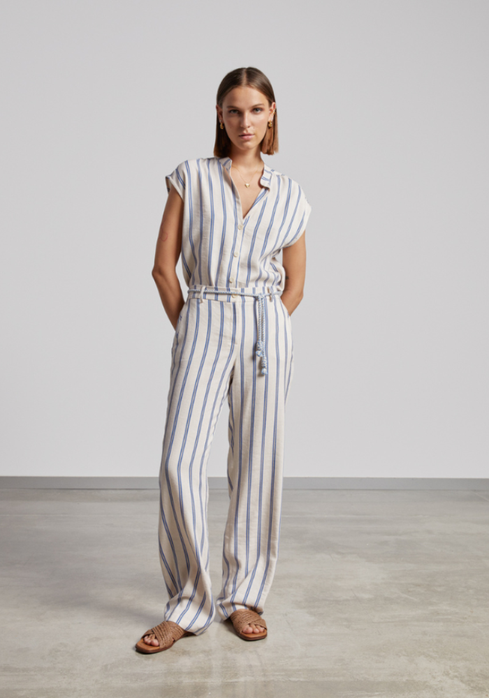 Andam Stripe Linen Shirt