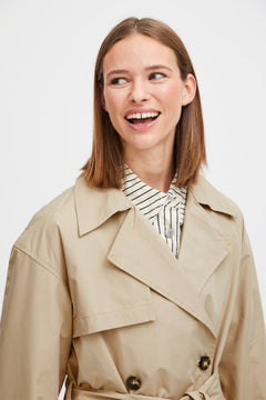 B Young Calea Trenchcoat - Blue Water Clothing