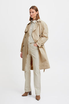 B Young Calea Trenchcoat - Blue Water Clothing