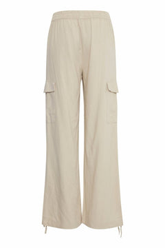 B Young Falakka Linen Cargo Pant - Blue Water Clothing