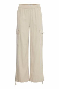 B Young Falakka Linen Cargo Pant - Blue Water Clothing