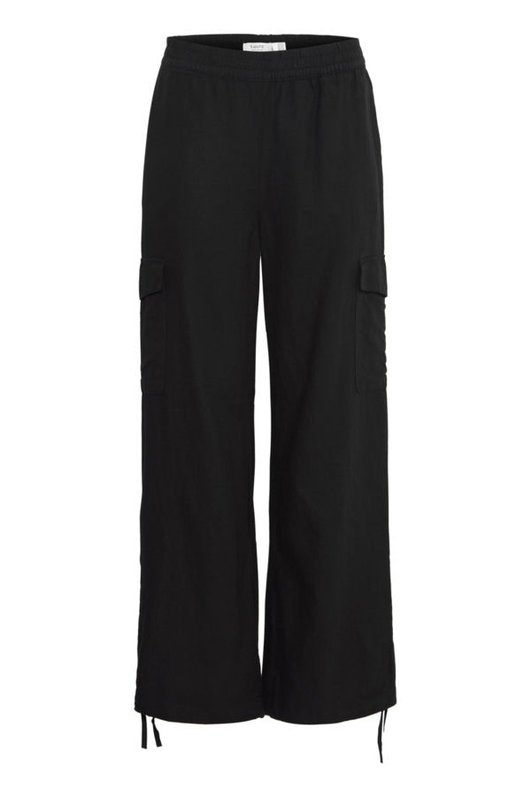 B Young Falakka Linen Cargo Pant - Blue Water Clothing