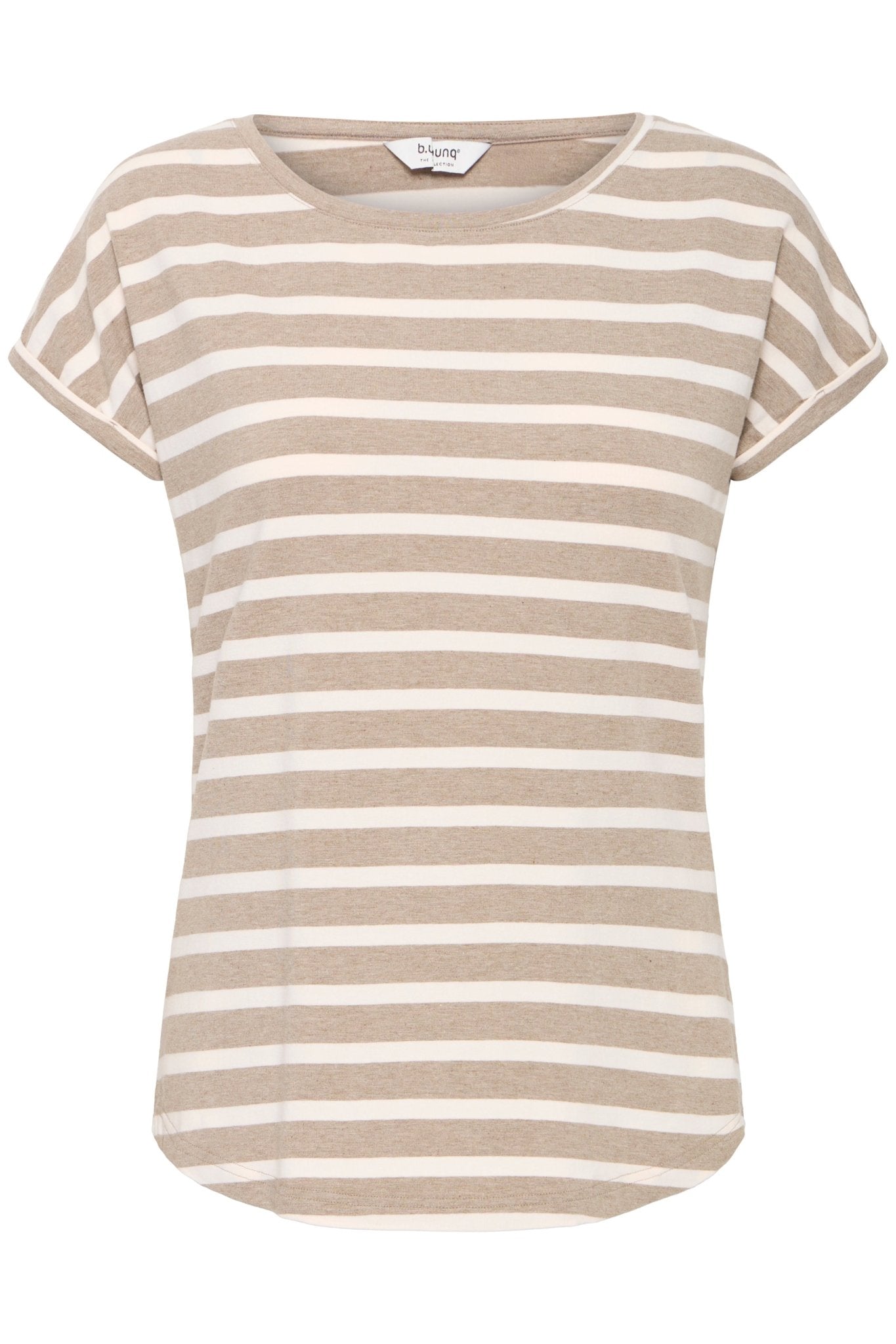 B Young pamila O Neck T-Shirt - Blue Water Clothing