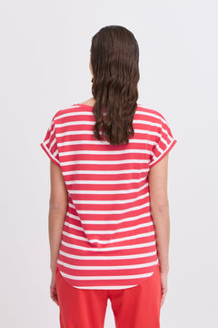 B Young pamila O Neck T-Shirt - Blue Water Clothing