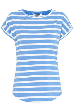 B Young pamila O Neck T-Shirt - Blue Water Clothing