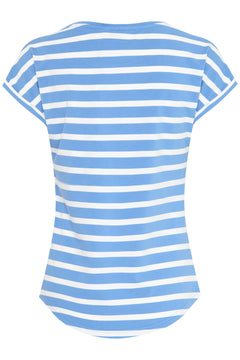 B Young pamila O Neck T-Shirt - Blue Water Clothing