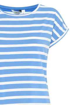 B Young pamila O Neck T-Shirt - Blue Water Clothing