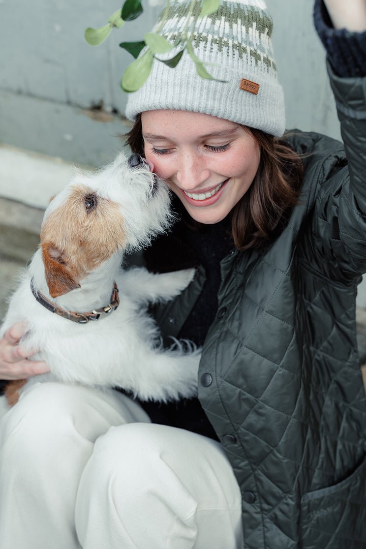 Barbour Craster Beanie Hat - Blue Water Clothing