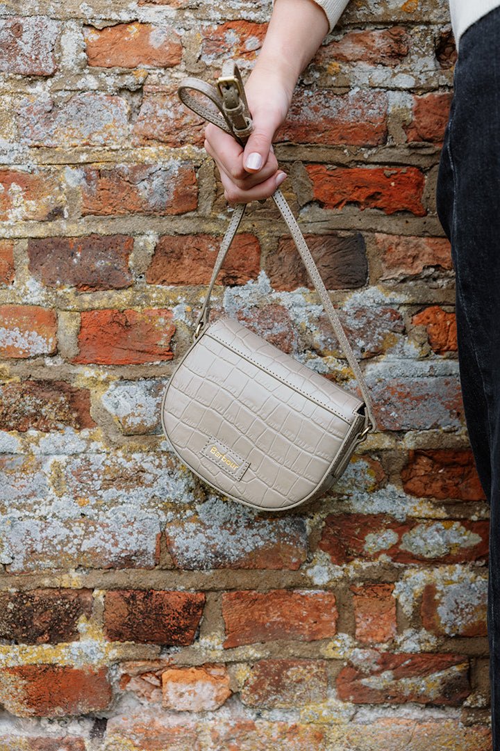 Barbour Eilein Leather Saddle Bag - Blue Water Clothing