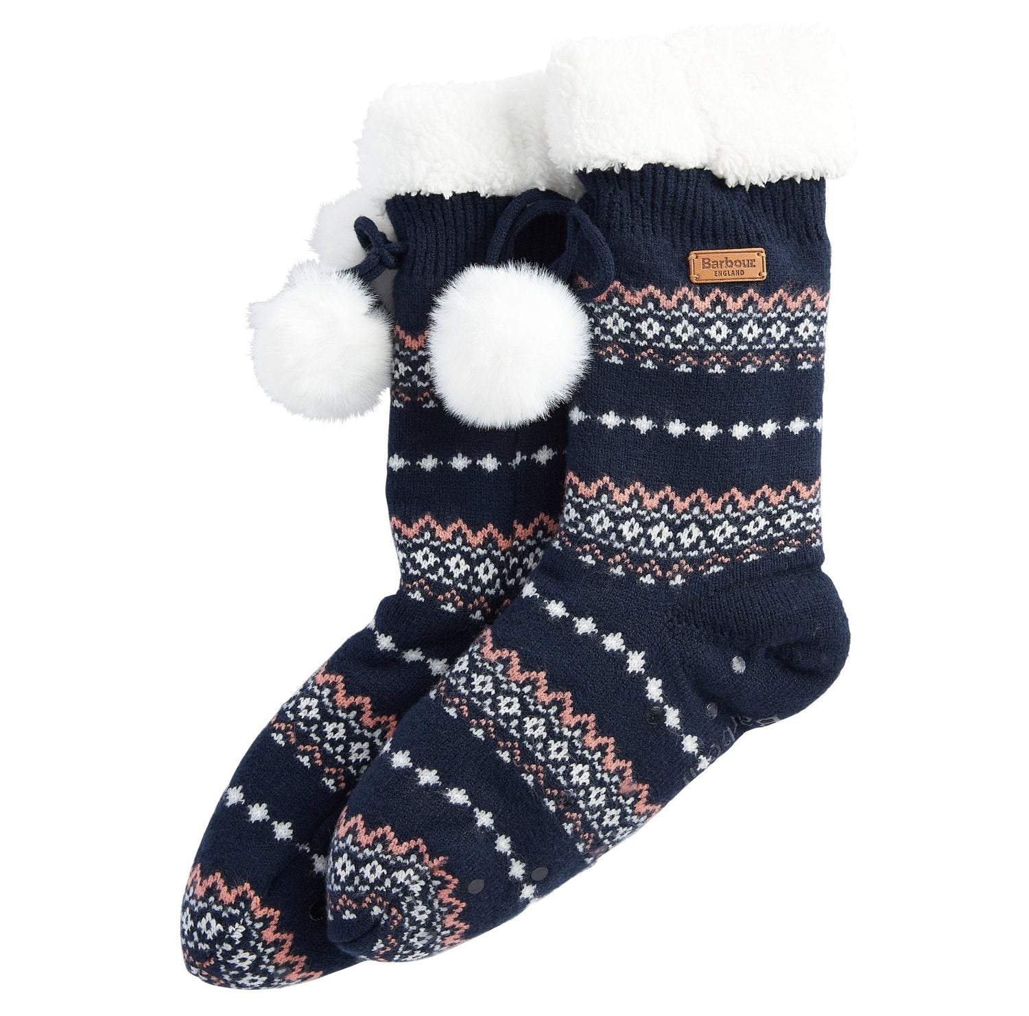 Barbour Fair Isle Lounge Socks - Blue Water Clothing