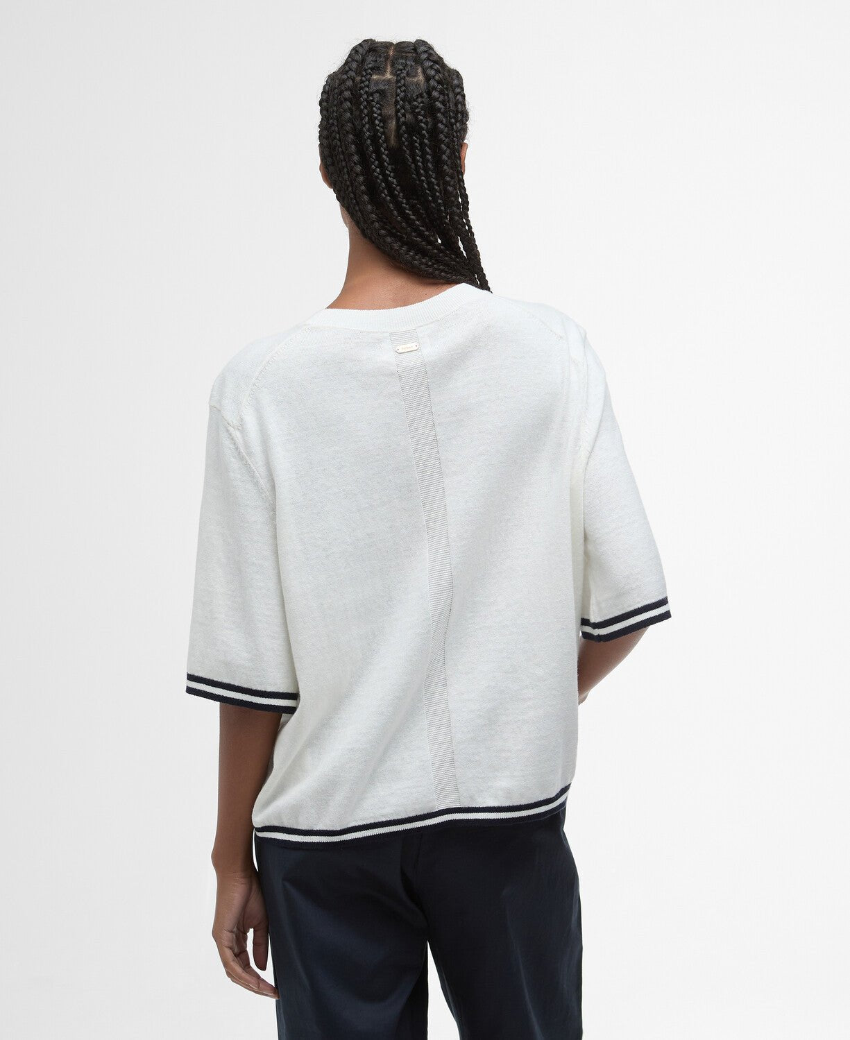 BarbourBarbour Genevieve Knitted JumperClothingCloud - Blue Water Clothing