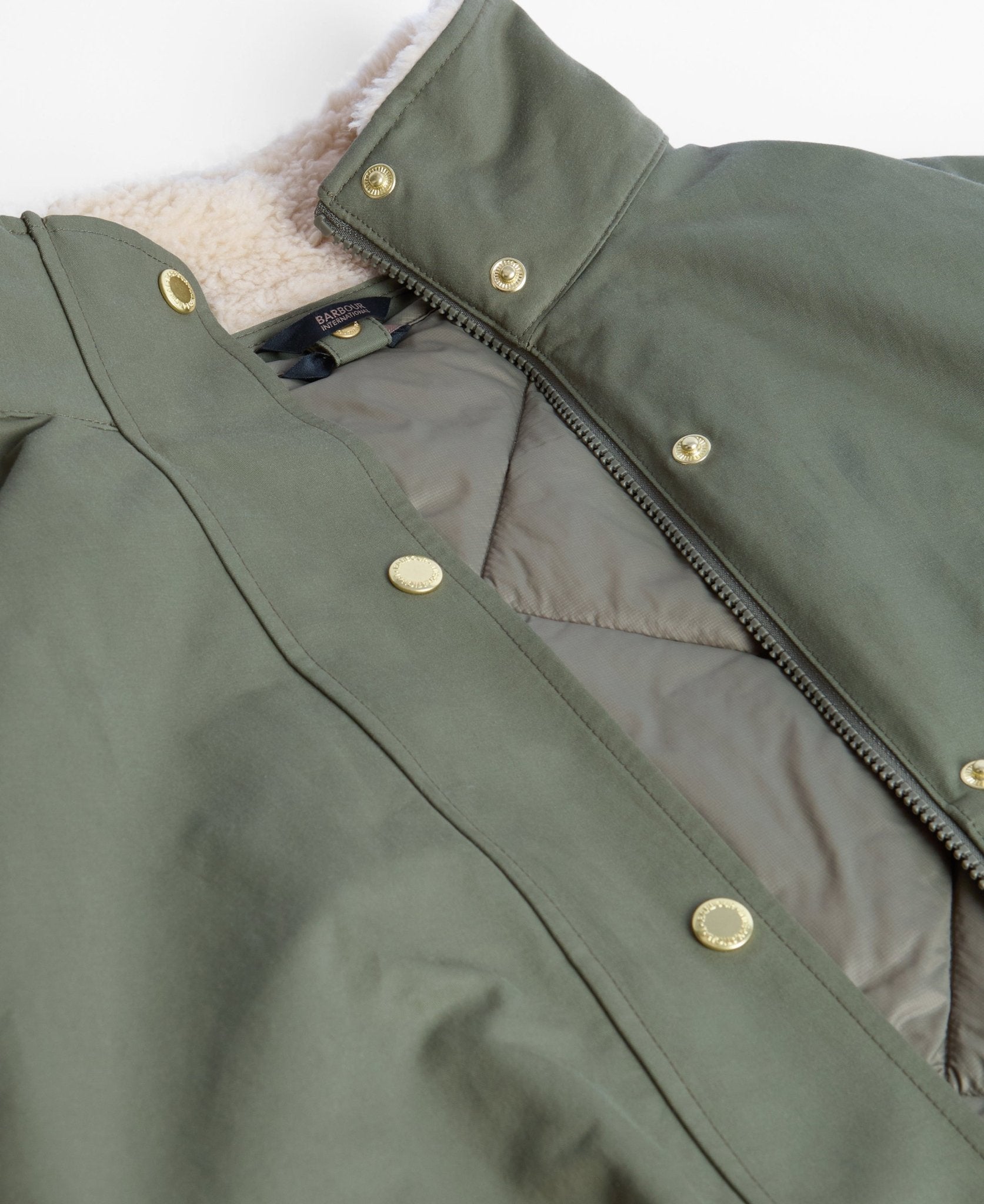 Barbour International Luanda 3 In 1 Showerproof Jacket Khaki