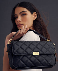Barbour International Quilted Soho Crossbody Bag - Blue Water Clothing