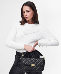 Barbour International Quilted Soho Crossbody Bag - Blue Water Clothing
