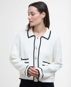 BarbourBarbour Jasmine Knitted CardiganClothingCloud - Blue Water Clothing