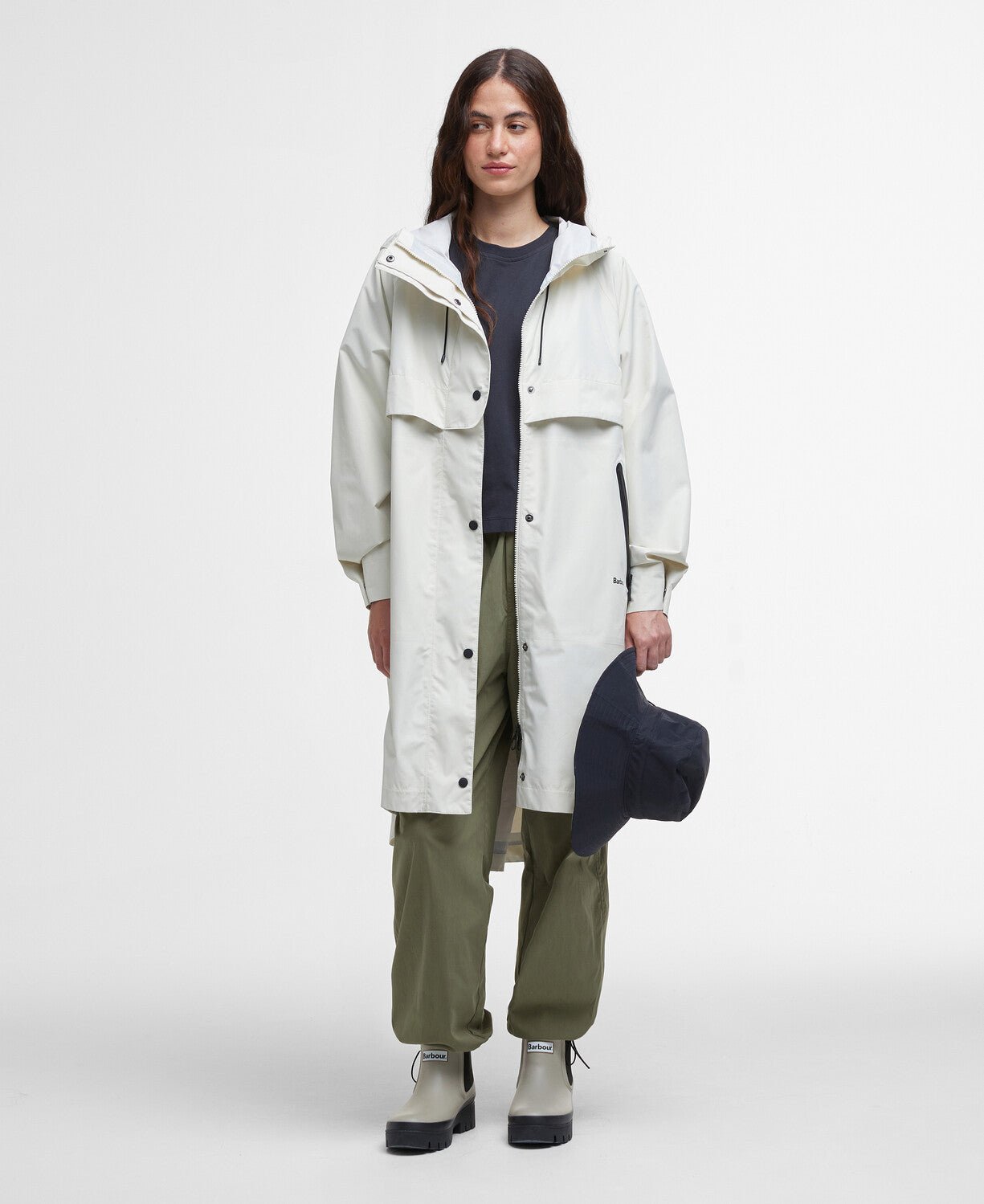 Barbour Jayla Waterproof Parka - Blue Water Clothing