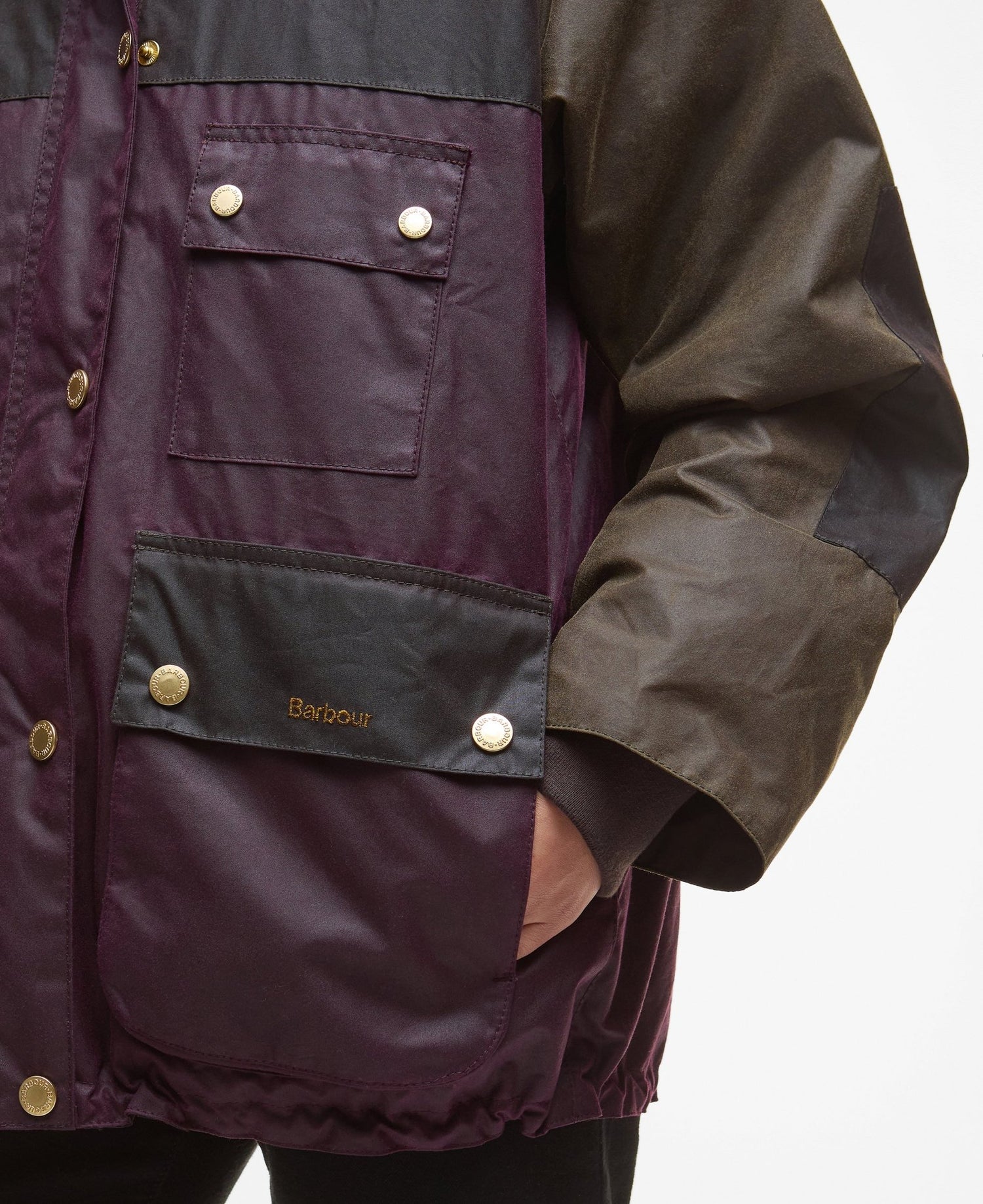 BarbourBarbour Keeley Wax Jacket MerlotClothingMerlot - Blue Water Clothing