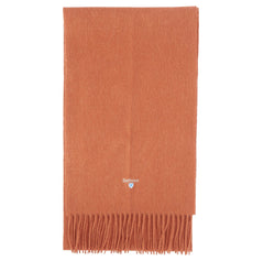 BarbourBarbour plain Lambswool ScarfaccessoriesDark Ginger - Blue Water Clothing