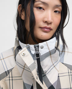 Barbour Suri Checked Showerproof Jacket - Blue Water Clothing