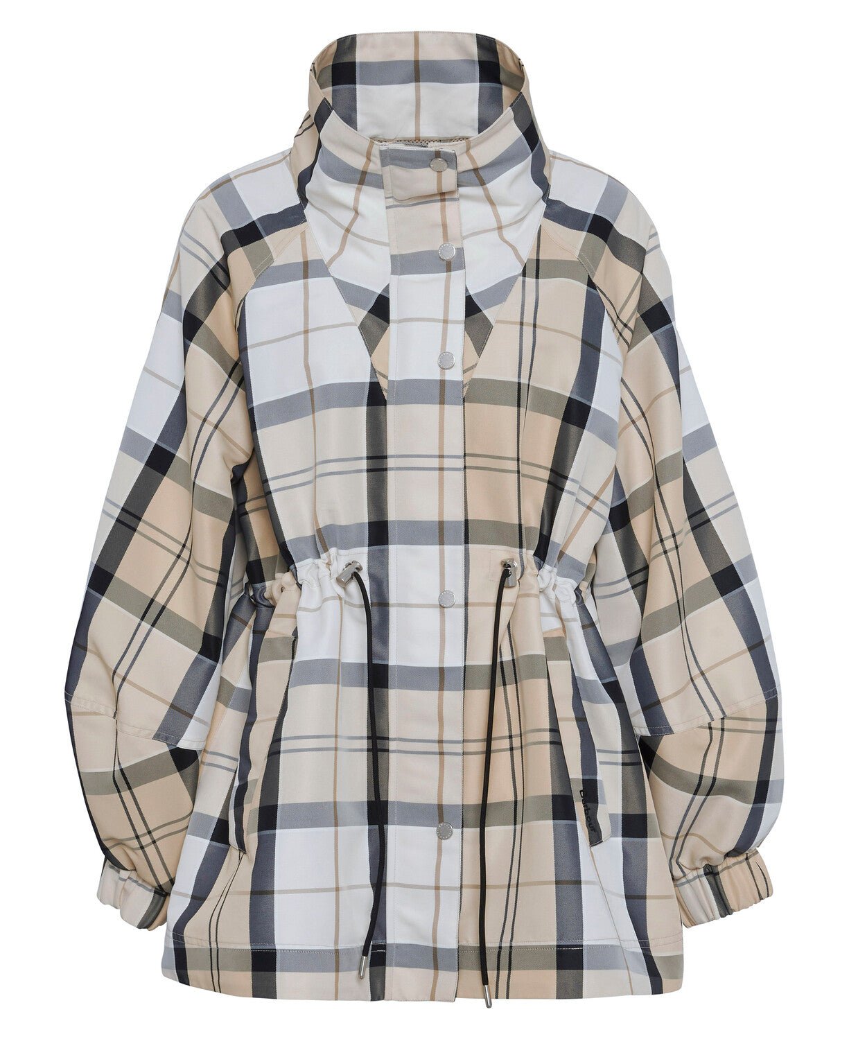 Barbour Suri Checked Showerproof Jacket - Blue Water Clothing