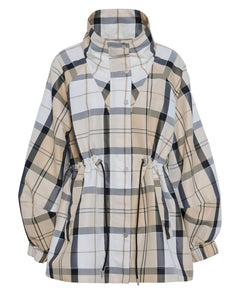 Barbour Suri Checked Showerproof Jacket - Blue Water Clothing