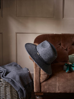 BarbourBarbour Tack Fedora HatHatSmall - Blue Water Clothing